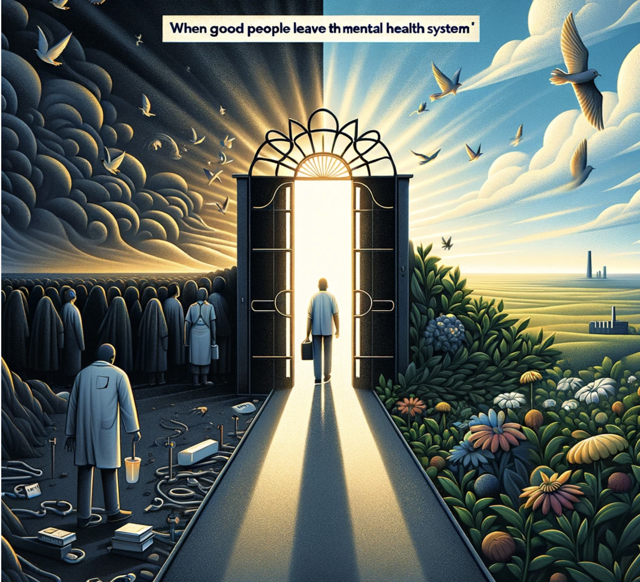 The Exodus of Compassion: When Good People Leave the Mental Health System